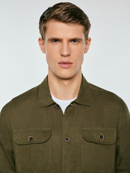 Pánska ľanová košeľa WORKELIN 303